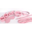 7 Piece Bondage Sets (Pink/Black)