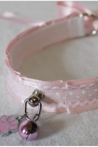 Pink Polka Dot Collar