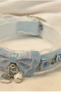Blue Rose Collar (Buckle) 