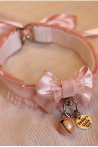 Pink Frill Collar