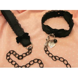 Dark Angel Collar and Leash Set