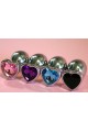 Crystal Heart Plugs