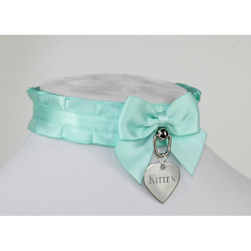 Seafoam Pleated Collar