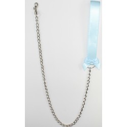 Baby Blue Satin Leash