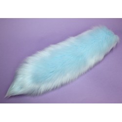 18" Baby Blue Fox Tail