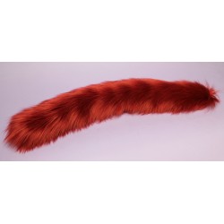 18" Baby Blue Fox Tail