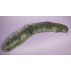 18" Baby Blue Fox Tail