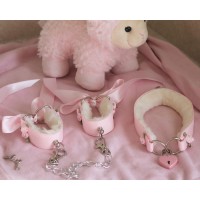 Babydoll Cuffs (Faux Fur Lined) (Collar Sold Separately)