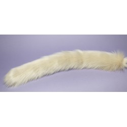 18" Baby Blue Fox Tail