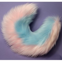 24" Bubblegum/Pink Husky Tail (Fully Wired)