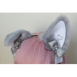 Sweetheart Puppy Ears (Grey)