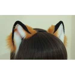 Baby Red Fox Ears (Kitten Pattern)