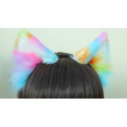 Rainbow Cat Ears (Light up!)