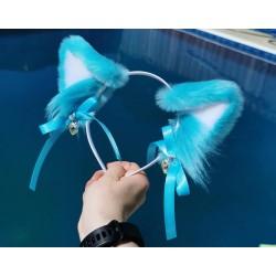 Aqua Kitten Ears (Includes...