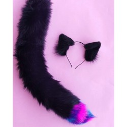 Black Galaxy Cat Set